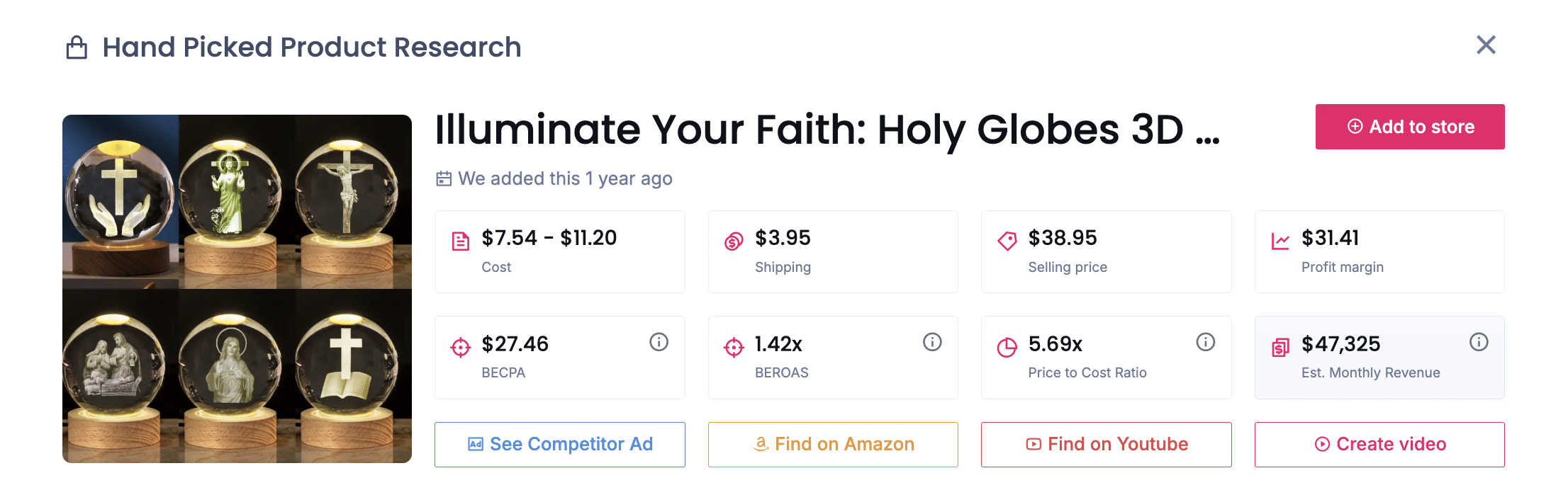 Illuminate Your Faith Holy Globe